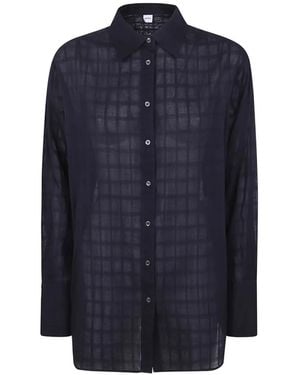Aspesi Checked Shirt - Blue