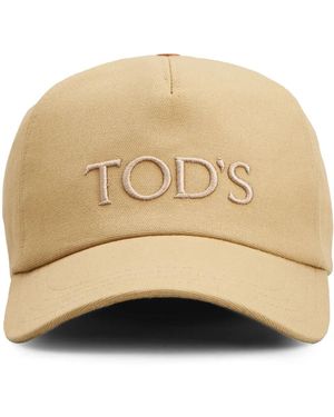Tod's Cappello Da Baseball Con Ricamo - Neutro