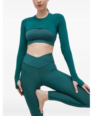 Casall Long-Sleeve Yoga Top - Green