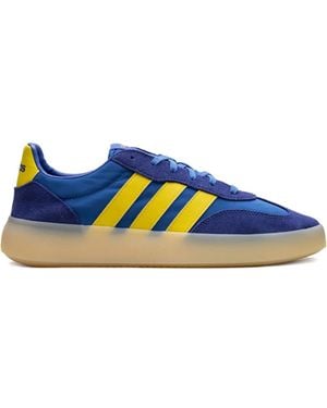 adidas Barreda Decode 3-Stripes Suede Trainers - Blue