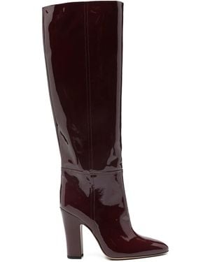Paris Texas Bottines À Talon Épais 105 Mm - Rouge