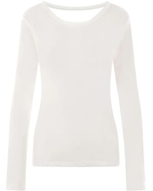 Yohji Yamamoto Cut-Out Cotton Top - White