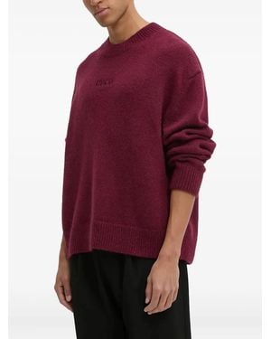 HUGO Embroidered Crew-Neck