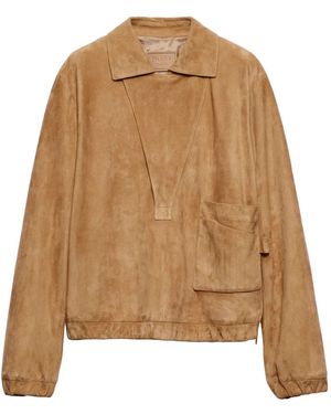 Prada Jacke aus Wildleder - Natur