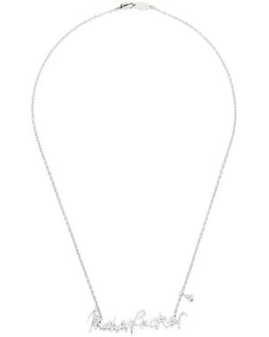 Vivienne Westwood Motherfucker Pendant Necklace - White