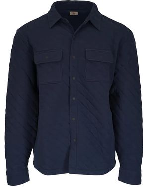 Faherty Quilted Pocket Jacket - Blue