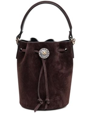KATE CATE Dori Star-Motif Bucket Bag - Brown