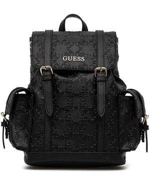 Guess Embossed Backpack - Black
