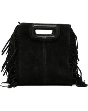 Maje M Mini-Tas Met Franje - Zwart