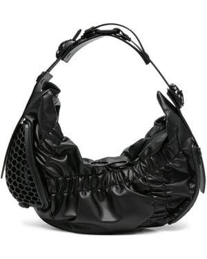 Junya Watanabe X Innerraum Gathered-Detail Shoulder Bag - Black
