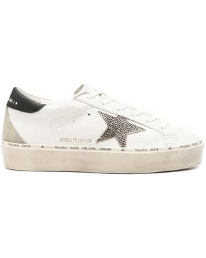Golden Goose Hi Star Suede Trainers - White