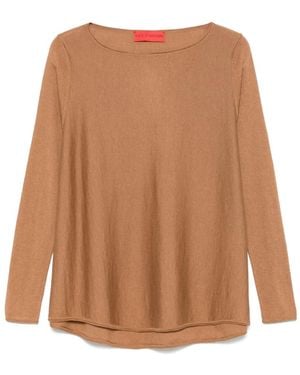 Wild Cashmere Anita Oberteil - Braun