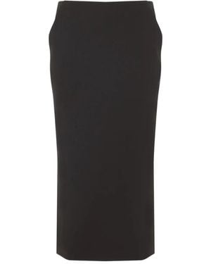 Giorgio Armani バックジップ スカート - ブラック