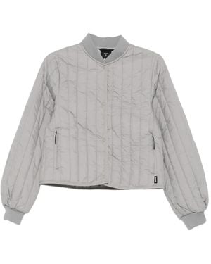 Rains Gesteppte Banja Liner Bomberjacke - Grau