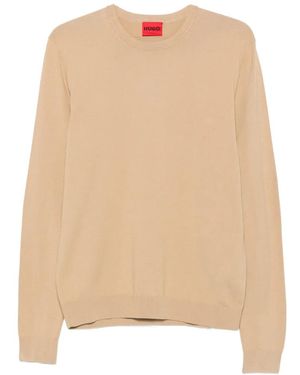 HUGO Jersey Con Cuello Redondo - Neutro