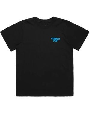 Malbon Golf T-Shirt Swing Oil - Nero