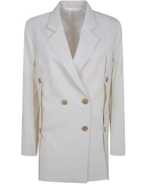 Eudon Choi Beatrice Double-Breasted Blazer - Grey