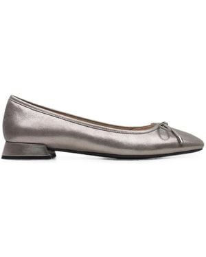 Clarks Ubree15 Step Bow-Detail Ballet Flats - White
