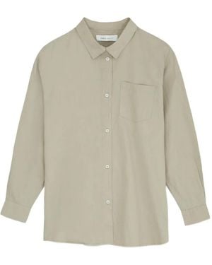 Skall Studio Edgar Pocket-Detail Cotton Shirt - White