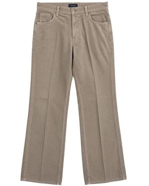 Haikure Clara Corduroy Flared Pants - Gray