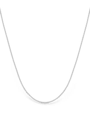 SABOTEUR Collar De Cadena Con Ancla - Blanco