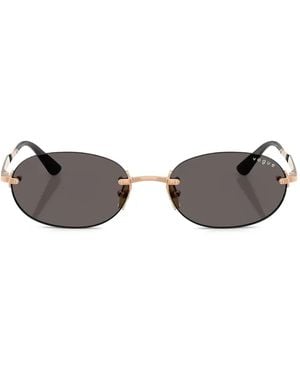Vogue Eyewear Oval-Frame Sunglasses - Grey