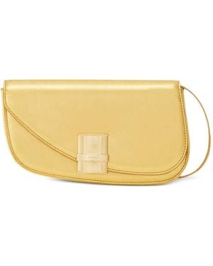 Ferragamo Fiamma Crossbody Bag - Yellow