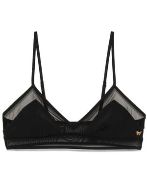 Kiki de Montparnasse Peep Show Bikini Top - Black
