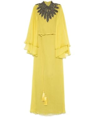 Jean Louis Sabaji Embellished Maxi Dress - Yellow
