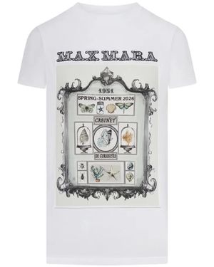 Max Mara Graphic T-Shirt - White