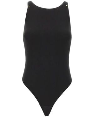 Elisabetta Franchi Body Crepe Stretch Nero - Black