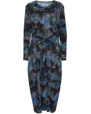 Henrik Vibskov Carry O Mushroom-Print Dress - Blue