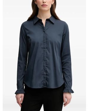 Mos Mosh Mattie Ruffled-Cuff Shirt - Blue
