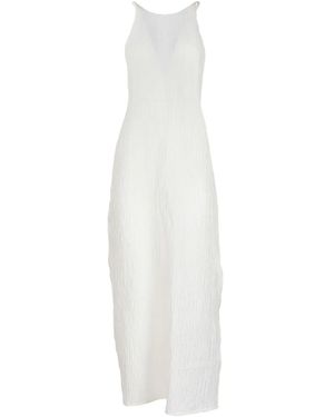 HAMOULET Chela Back-Detail Midi Dress - White
