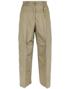 Seventy Carrot-Fit Tassel-Detail Pressed-Crease Trousers - Natural