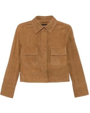 Peuterey Suede Jacket - Natural