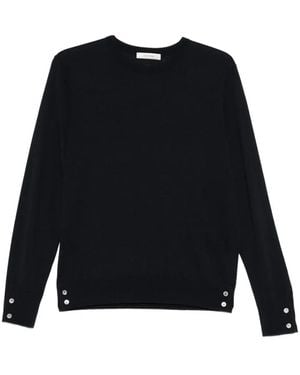 IVORY PARIS Pull À Boutons Décoratifs - Black