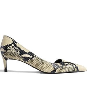 KHAITE Escarpins Jett D'Orsay 45 Mm - Métallisé