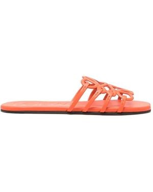 Loewe Sandalen Aus Leder - Pink