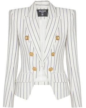 Balmain Jackets - White