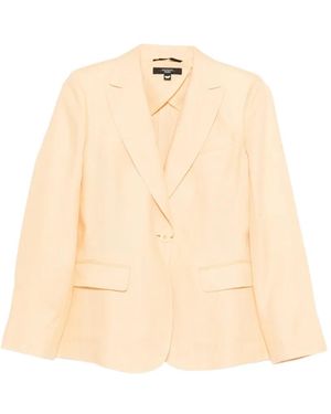 Weekend by Maxmara Flap-Pocket Blazer - Natural