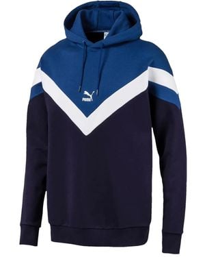 PUMA Sudadera Iconic MCS con capucha - Azul