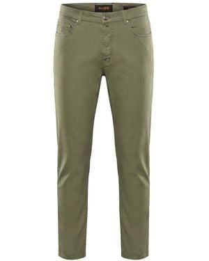 Moorer Slim-Fit Pants - Green