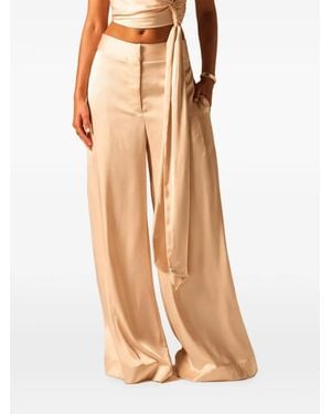 JBQ Wide-Leg Trousers - Natural