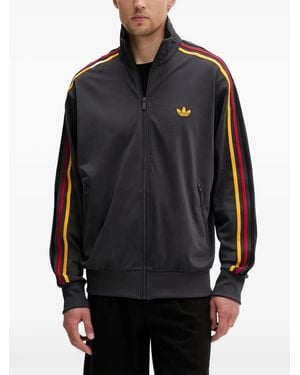 adidas Veste Zippée Firebird À Rayures Latérales - Black