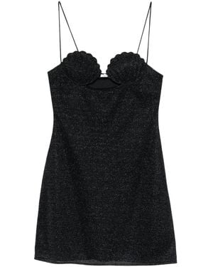 Oséree Lumiere Shell Dress - Black