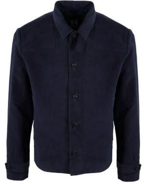 14 Bros Wool Shirt Jacket - Blue