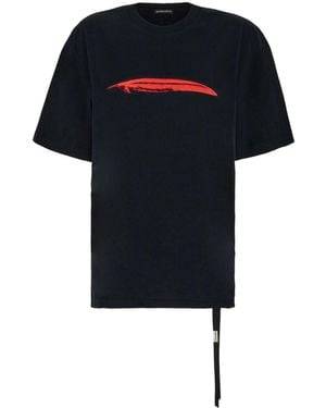 Ann Demeulemeester Cotton Oversize T-Shirt - Black