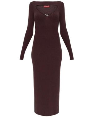 DIESEL Wool Dress -Oloni' - Purple