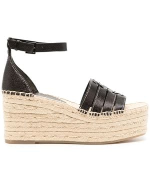 Tory Burch 80 Mm Ines Cage Wedge Espadrille (Perfect) Sandals - Brown